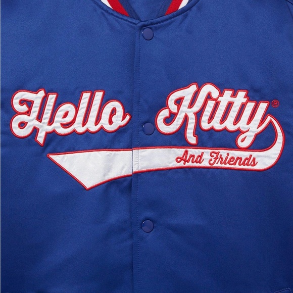 NEW Hello Kitty and Friends Blue Bomber Jacket Adult size XL - NWT - Picture 3 of 4